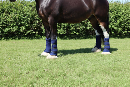Heavy Horse Fleece Leg Wraps - Set of 4