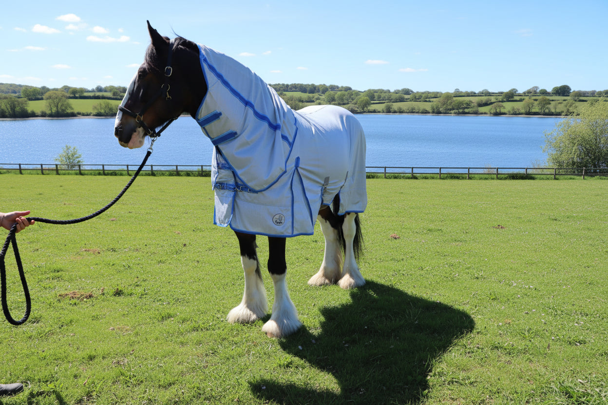 Heavy Horse Fly Rug And Neck Cover