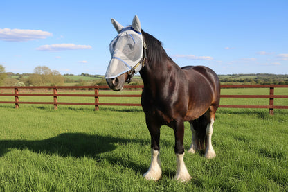 Heavy Horse Fly Mask With Or Without Nose Guard