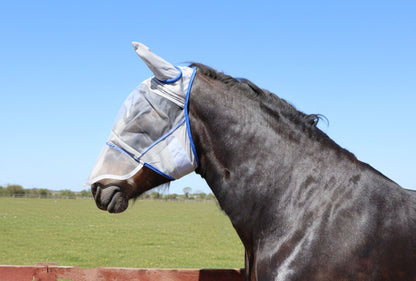 Heavy Horse Fly Mask With Or Without Nose Guard