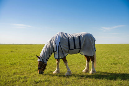 Heavy Horse Ultra Light Combo Fly Rug With Ear Holes -V2