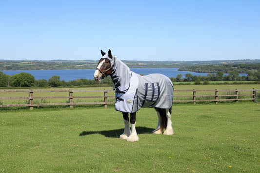 Heavy Horse Ultra Light Combo Fly Rug With Ear Holes -V2