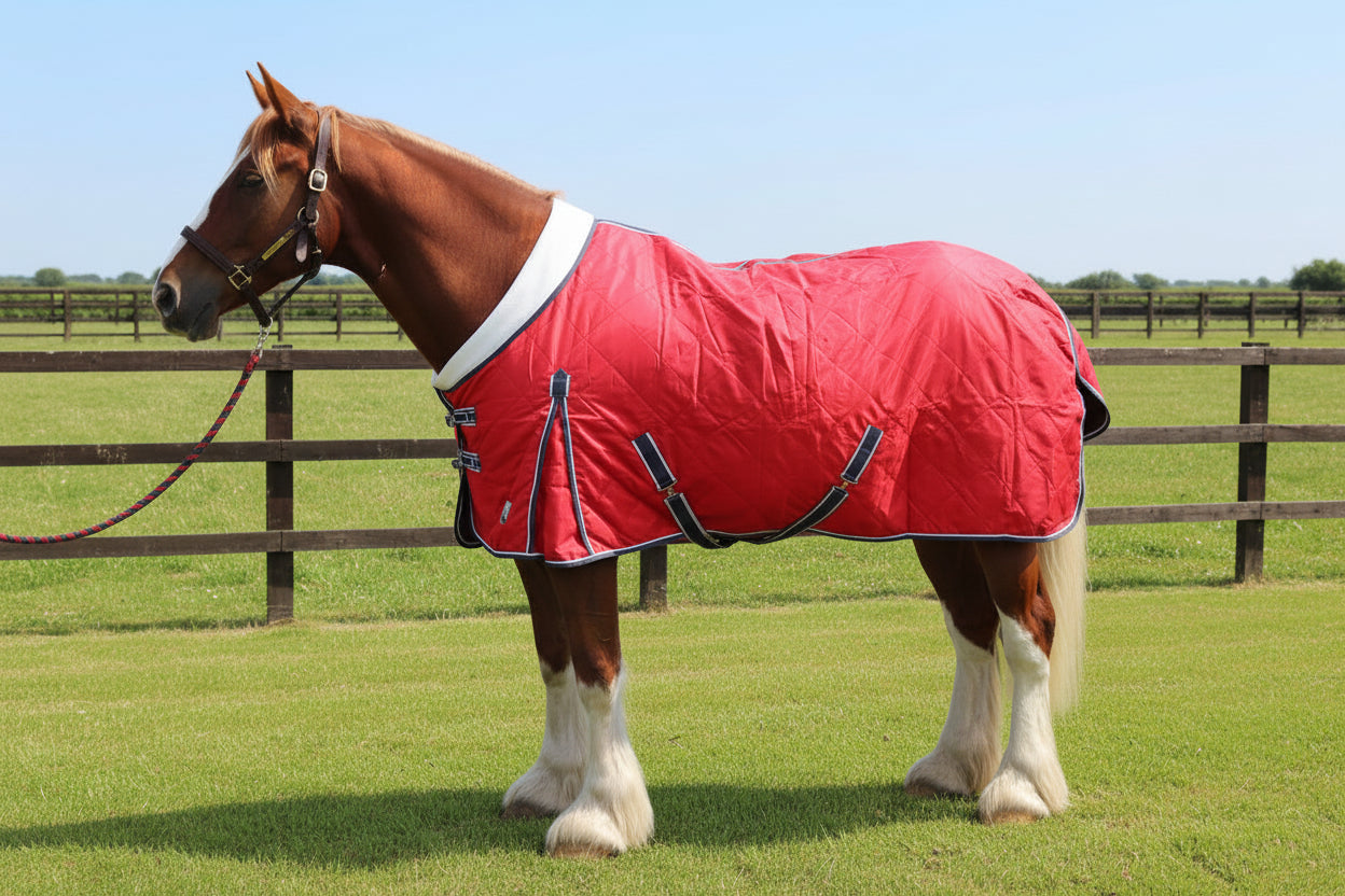 Heavy Horse 50g Stable Rug With Fleece Collar