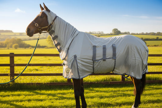 Combo Fly Rug With Belly Band And Ear Holes