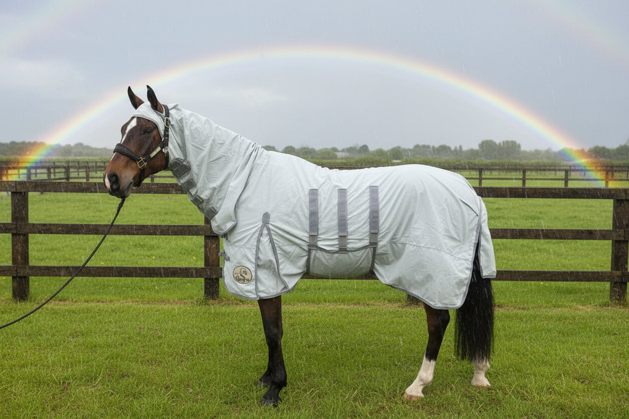 UV Combo Fly Rug With Tail Flap - Water Repellent Version