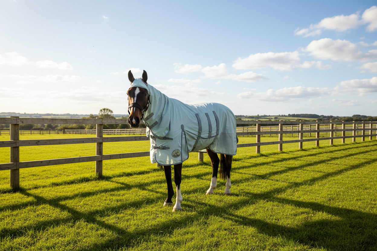 UV Combo Fly Rug With Tail Flap - Water Repellent Version