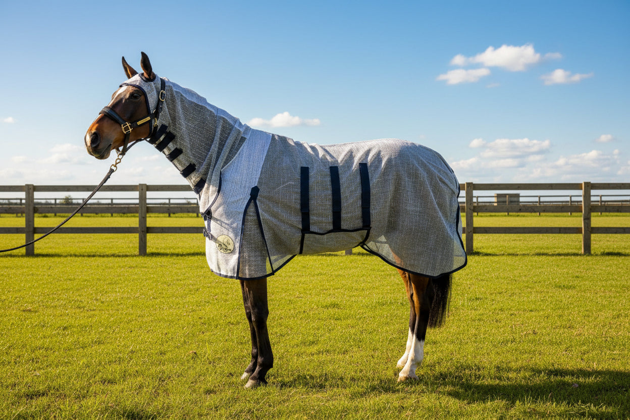 Ultra Light Combo Fly Rug With Ear Holes-V2