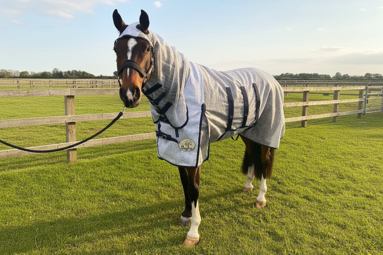 Ultra Light Combo Fly Rug With Ear Holes-V2