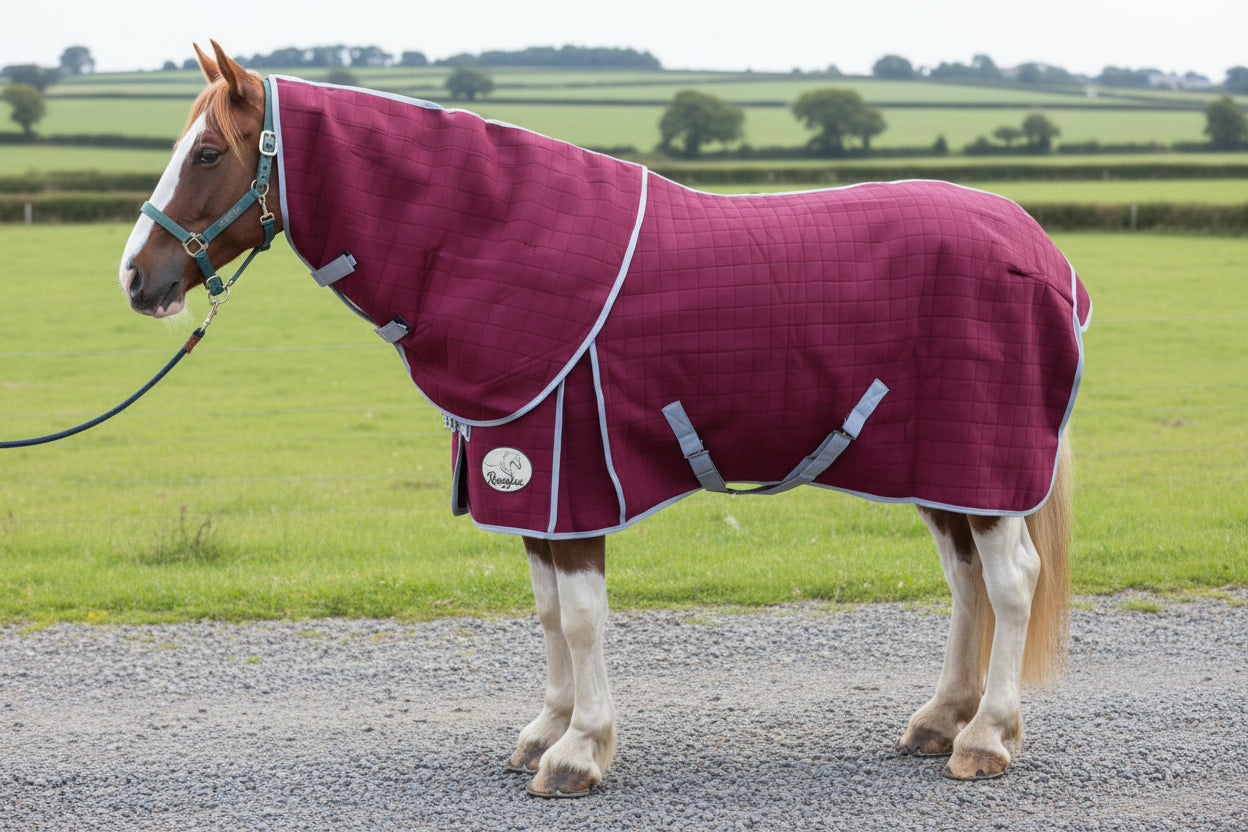 Heavy Horse Triple Layer Wicking Rug With Detachable Neck