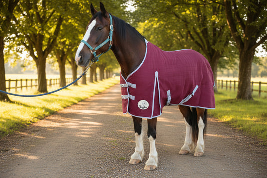 Heavy Horse Triple Layer Wicking Rug With Tail Flap