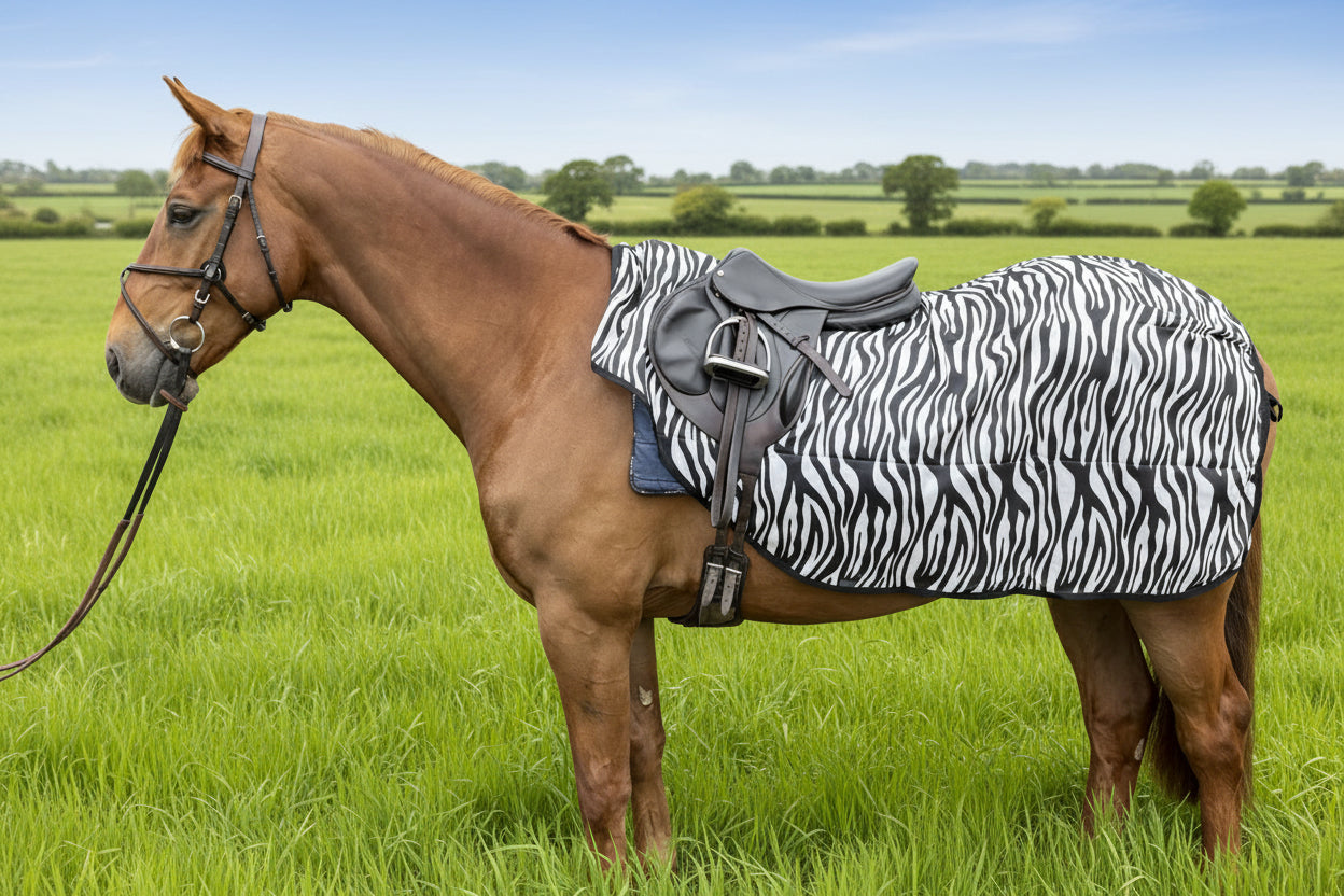 Ride On Mesh Fly Exercise Sheet – Ruggles Equestrian