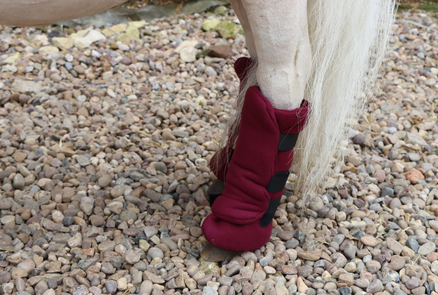 Shetland-Miniature-Donkey Fleece Leg Wraps - Set of 4