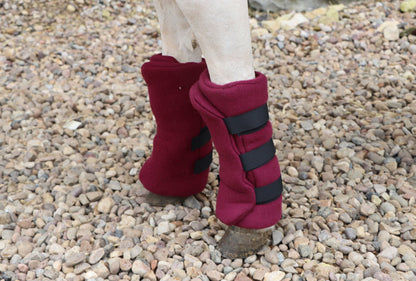 Shetland-Miniature-Donkey Fleece Leg Wraps - Set of 4