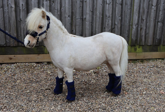 Shetland-Miniature-Donkey Fleece Leg Wraps - Set of 4