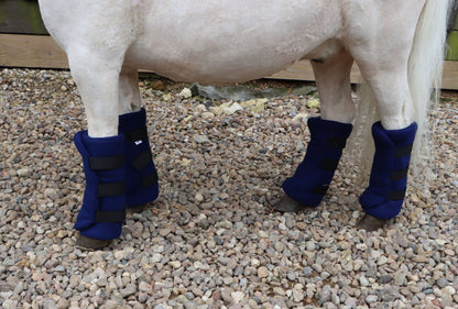 Shetland-Miniature-Donkey Fleece Leg Wraps - Set of 4