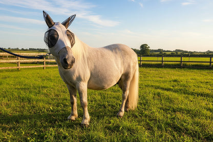Shetland-Miniature-Section A Pull On Fly Mask With Ears
