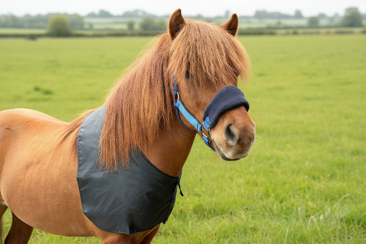 Shetland Satin Anti Rub Bib - Shoulder Guard