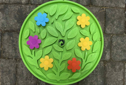 Horse-Pony-Shetland-Donkey Snuffle Treat Mat -Round