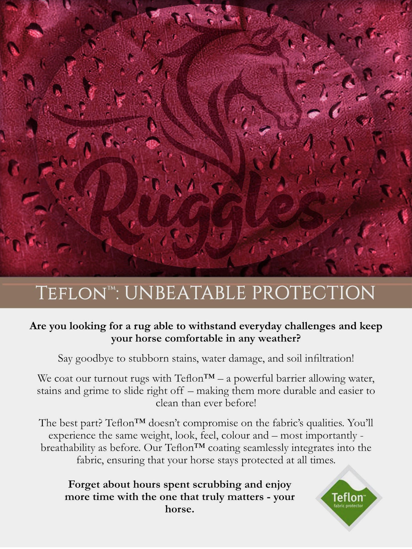 Heavy Horse Heavyweight 400g 1200D Combo Turnout Rug